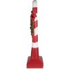 Clayre & Eef 5PR0127 Decoración Bastón de Caramelo 35x23x100 cm Rojo Blanco