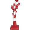 Clayre & Eef 5PR0127 Decoración Bastón de Caramelo 35x23x100 cm Rojo Blanco