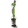 Clayre & Eef 5Y1218 Decoración Rana 29x15x67 cm Verde