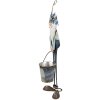 Clayre & Eef 5Y1221 Decoración Enano Azul Blanco 19x18x67 cm