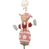 Clayre & Eef 5Y1223 Enanito de jardín 24x7x84 cm Rosa