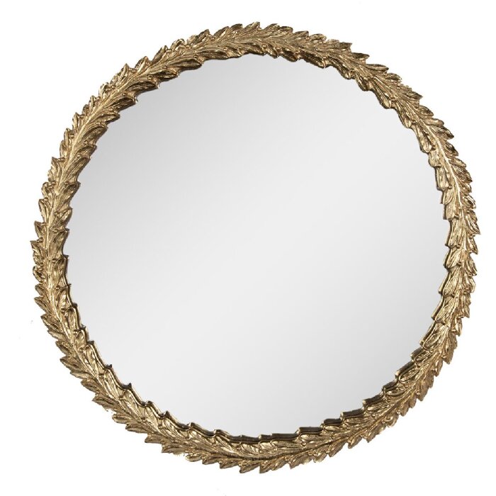 Clayre & Eef 62S290 Espejo Ø 43x2 cm Color oro
