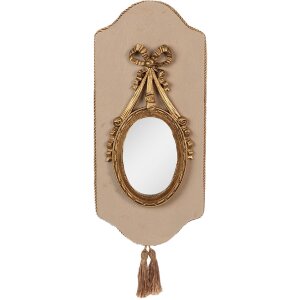 Clayre & Eef 62S292 Espejo 20x2x44 cm Beige Dorado