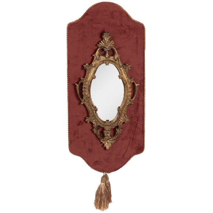 Clayre & Eef 62S293 Espejo 20x3x44 cm Color oro rosa