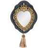 Clayre & Eef 62S294 Espejo de Pared 19x3x22 cm Color Azul Dorado