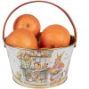 Clayre & Eef 6BL0107 Cesta Ø 19x10 cm Blanco