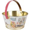 Clayre & Eef 6BL0108 Cesta de almacenaje Blanco Azul Rojo Ø 19x10 cm