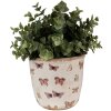 Clayre & Eef 6CE1661S Decoración Maceta Ø 13x12 cm Beige Rosa