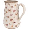 Clayre & Eef 6CE1663L Jarra Decoración 21x15x23 cm Beige Rosa