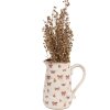 Clayre & Eef 6CE1663L Jarra Decoración 21x15x23 cm Beige Rosa