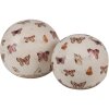 Clayre & Eef 6CE1666M Bola decorativa Ø 10x10 cm Beige Rosa