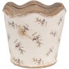 Clayre & Eef 6CE1672M Maceta decorativa Ø 16x15 cm Beige Azul