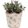 Clayre & Eef 6CE1672M Maceta decorativa Ø 16x15 cm Beige Azul