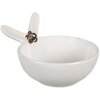 Clayre & Eef 6CE1675 Bol 13x11x8 cm / 200 ml Blanco
