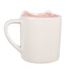 Clayre & Eef 6CE1682 Taza 12x8x10 cm / 300 ml Blanco