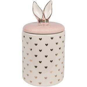 Clayre & Eef 6CE1688 Maceta Ø 11x22 cm Blanco...