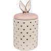 Clayre & Eef 6CE1688 Maceta Ø 11x22 cm Blanco Rosa
