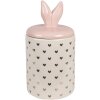 Clayre & Eef 6CE1688 Maceta Ø 11x22 cm Blanco Rosa