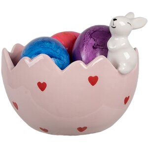 Clayre & Eef 6CE1694 Bol decorativo 13x12x10 cm Rosa