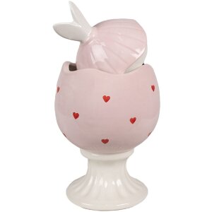 Clayre & Eef 6CE1696 Maceta Ø 13x25 cm Rosa