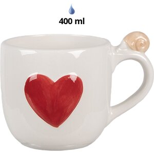 Clayre & Eef 6CE1702 Taza 14x10x9 /15 cm / 400 ml...