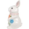 Clayre & Eef 6CE1703 Maceta 16x15x29 cm Blanco Rosa