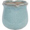 Clayre & Eef 6CE1715BL Maceta decorativa Ø 12x12 cm Azul