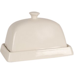 Clayre & Eef 6CE1728 Mantequera 16x10x9 cm Beige