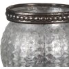 Clayre & Eef 6GL4377 Portacandelitas plata Ø 7x6 cm