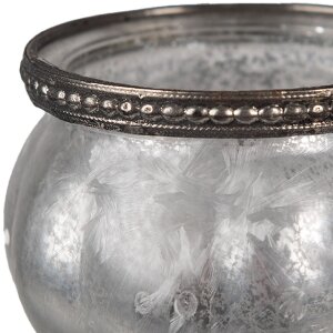 Clayre & Eef 6GL4379 Portacandelitas Color Plata...