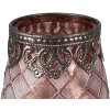 Clayre & Eef 6GL4384 Portacandelitas Rosa Ø 9x11 cm Diseño Elegante