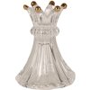 Clayre & Eef 6GL4387 Candelabro Transparente Ø 8x10 cm