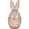 Clayre & Eef 6GL4389 Tarro Tapa Rosa Ø 8x17 cm