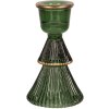 Clayre & Eef 6GL4396GR Candelero Ø 6x10 cm Verde