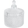 Clayre & Eef 6GL4434 Tarro con tapa Ø 10x25 cm Transparente
