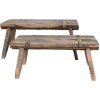 Clayre & Eef 6H2313 Mesa para Plantas Marrón 38x17x17 cm Diseño Elegante
