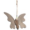 Clayre & Eef 6H2320 Decoración Colgante Mariposa 21x3x15 cm Marrón