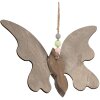 Clayre & Eef 6H2320 Decoración Colgante Mariposa 21x3x15 cm Marrón