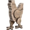 Clayre & Eef 6H2321 Gallina Decorativa 23x12x28cm Marrón - Elegante decoración de casa de campo