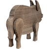 Clayre & Eef 6H2322 Cerdo Decorativo Marrón 42x9x28 cm