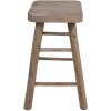 Clayre & Eef 6H2325 Mesa para Plantas Marrón 33x33x49 cm Diseño Elegante