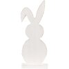 Clayre & Eef 6H2326 Conejo Decorativo Blanco 10x5x26 cm