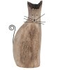 Clayre & Eef 6H2330 Gato Decorativo Marrón 14x7x26 cm