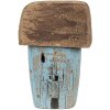 Clayre & Eef 6H2338 Decoración para la casa 6x4x10 cm Azul Marrón