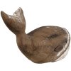 Clayre & Eef 6H2341 Decoración Ballena 39x15x21 cm Marrón Blanco