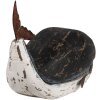 Clayre & Eef 6H2349 Ballena decorativa 36x15x23 cm Negro Blanco