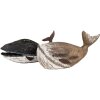 Clayre & Eef 6H2349 Ballena decorativa 36x15x23 cm Negro Blanco