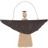 Clayre & Eef 6H2351 Ángel Decoración Marrón 18x2x14/18 cm