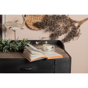 Clayre & Eef 6H2354 Tiburón Decorativo Marrón 34x8x39 cm Accesorio Hogar Marítimo