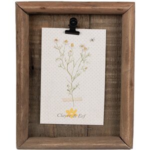 Clayre & Eef 6H2358 Marco de fotos con pinza...